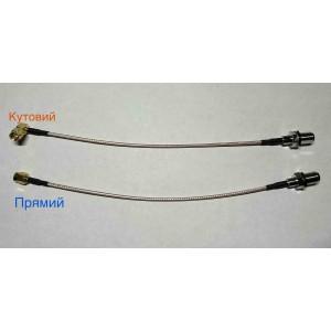 F - SMA адаптер-пигтейл (кабельный) F - SMA адаптер-пигтейл (кабельный)