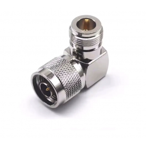 Угловой адаптер N male–N female 90° Cu